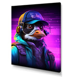 DJ Penguin Wild nightlife - Penguin Bedroom Wall Art