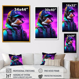 DJ Penguin Wild nightlife - Penguin Bedroom Wall Art