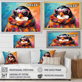 Pop art Penguin with sunglasses - Penguin Wall Art Prints