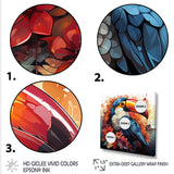 Blue and red Tropical Toucans - Toucan Canvas Wall Art