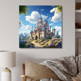 Princess Magical Castle dreams III - Architecture Canvas Wall Art