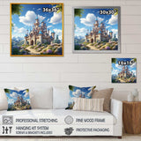 Princess Magical Castle dreams III - Architecture Canvas Wall Art