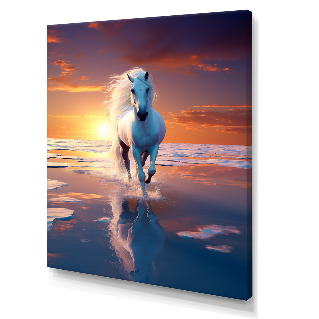 Coastal Horse Majesty Noble Horse Portrait - Horse Wall Art Prints