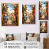 Italian village Essence 1 - Landscapes Canvas Wall Art