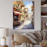 Italian village Essence 2 - Landscapes Canvas Wall Art