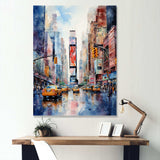 Times Square New York Cityscape IV - Cityscapes Canvas Wall Art