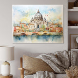 Vatican city historic serenity III - Cityscapes Canvas Wall Art