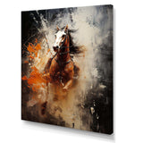 Sunset Wild West indian horse - People Canvas Wall Art