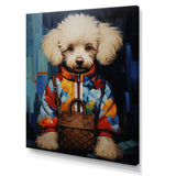 Glam Dog with fashion brand - Dog Home Decor Art