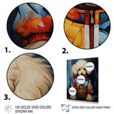 Glam Dog with fashion brand - Dog Home Decor Art