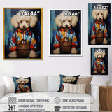 Glam Dog with fashion brand - Dog Home Decor Art