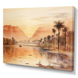 Ancient Egyptian river landscape - Landscapes Canvas Wall Art