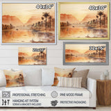 Ancient Egyptian river landscape - Landscapes Canvas Wall Art