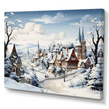 Frost Holiday Christmas Village II - Landscapes Canvas Wall Art