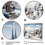 Frost Holiday Christmas Village II - Landscapes Canvas Wall Art