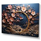 Purple and Blue Golden Orchid Tree Garden Of Branches IV - Landscapes Canvas Wall Art