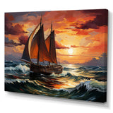 Pirate boat Spanish Legacy I - Boat Sailing Canvas Wall Art