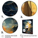 Moonlight sailing boat horizon I - Boat Sailing Canvas Wall Art