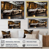 Exotic sportcar showcase - Transportation Canvas Wall Art