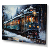 Christmas Train Journey III - Performing Arts Canvas Wall Art