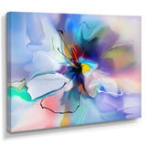 Abstract Creative Blue Flower Canvas Canvas