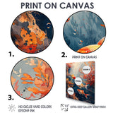 Orange Koi fish coral Marine Magic - Coral Wall Art Prints