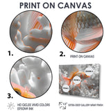 Orange white fish coral dream - Fish Wall Art Prints
