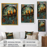 Yellow green Rainforest Radiance parrots - Yellow Parrot Wall Art