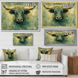 Golden green Taurus zodiac Treasures - Green Taurus Wall Art