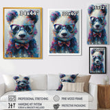 Black red panda portrait illusion - Panda Wall Decor