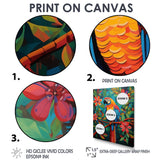 Orange blue Parrot in the African jungle - Parrot Wall Art Prints