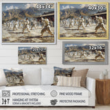 Martial Arts At The Shaolin Temple I - Martial Arts Canvas Wall Art