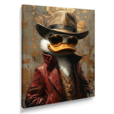 Scrooge Duck As Scarface Luxury Gangster - Duck Wall Art Prints