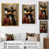 Scrooge Duck As Scarface Luxury Gangster - Duck Wall Art Prints