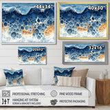Coastal Reef In Blue And Orange Tones - Coral Wall Decor