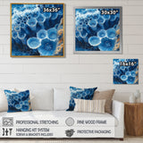 Coastal Reef In Blue And White Tones - Coral Wall Decor