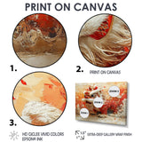 Red And White Dragons Lion Dance - Dragons Canvas Wall Art