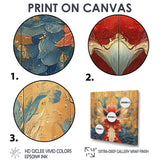Red And Blue Bird Spirit Guardian - Bird Wall Art Prints