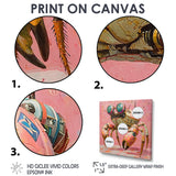 Pink And Green Crab A Walking Robot - Pink Crab Wall Art