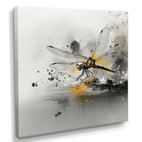 Grey And Yellow Dragonfly River Runner - Dragonfly Wall Decor