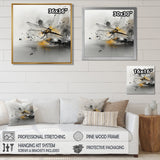 Grey And Yellow Dragonfly River Runner - Dragonfly Wall Decor