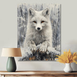 Grey Arctic Fox In The Yukon - Wolf Home Decor Art