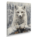 Grey Arctic Fox In The Yukon - Wolf Home Decor Art