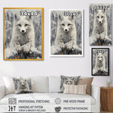 Grey Arctic Fox In The Yukon - Wolf Home Decor Art