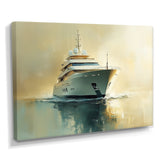 Wealth's Reflection - Boat Yacht Canvas Wall Art