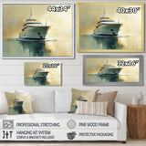 Wealth's Reflection - Boat Yacht Canvas Wall Art