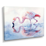 Flamingo Reflections - Flamingo Home Decor Art