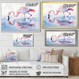 Flamingo Reflections - Flamingo Home Decor Art