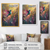 Hummingbird In The Spring Forest - Bird Wall Art Prints