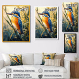 Kingfisher In The Reeds - Bird Bedroom Wall Art